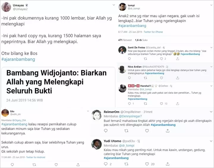 BW Sebut Allah Akan Lengkapi Bukti Gugatan, Warganet Ramai Beri Komentar Kocak