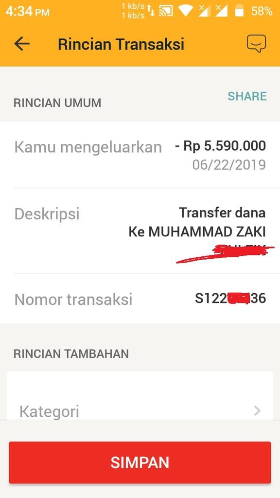 Transfer menggantung dari bank DBS dana belum diterima di rekening tujuan