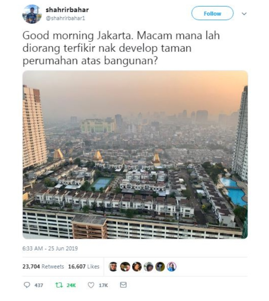 Viral Perumahan di Atas Mal