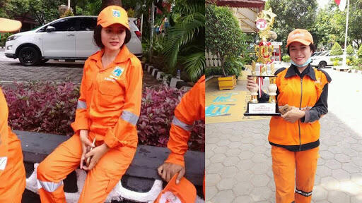 Kecelakaan, PPSU Cantik Sella Purba Dapat Bingkisan dari Gubernur Anies Isinya Apa Ya