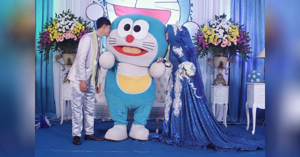 Mau Pernikahan Antimainstream? Gunakan Tema Doraemon aja, GanSis!