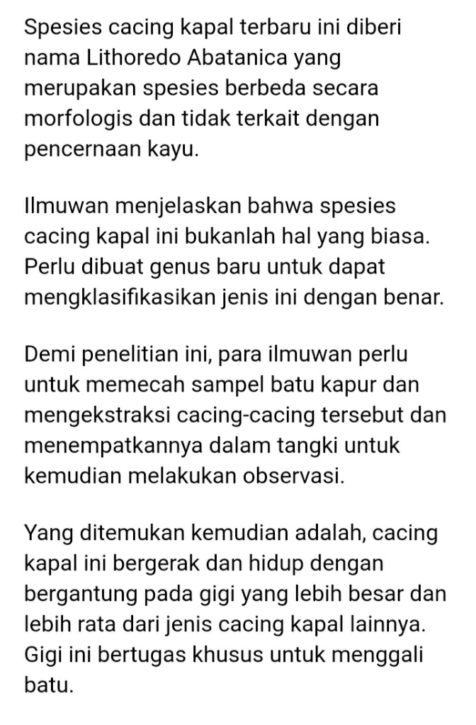 Cacing, Aku Kepoin Kamu Ya!?