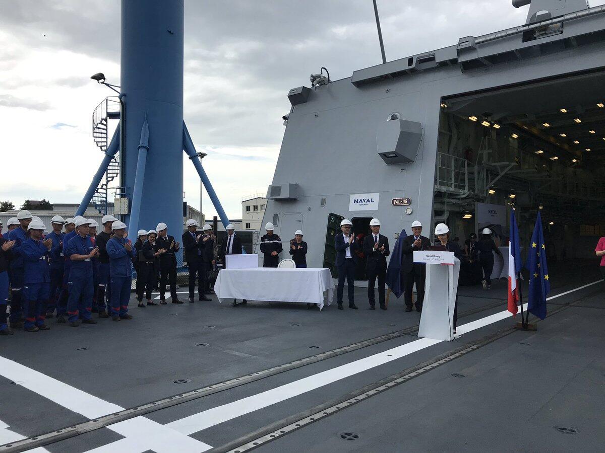 France celebrates end of construction of 6th FREMM frigate