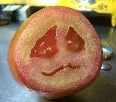 10 pareidolia dari sayur dan buah ini bikin kamu takut atau gemas?
