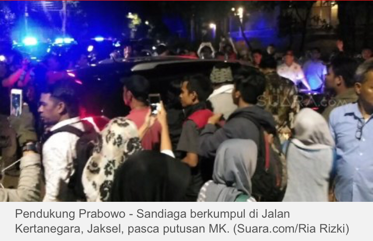 Prabowo Gagal Jadi Presiden, Tensi Pendukung Meninggi Sampai Usir Wartawan