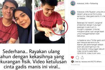 Berikan Kejutan Ulang Tahun Kekasih Disabilitasnya, Kisah ini Bikin Baper Netijen