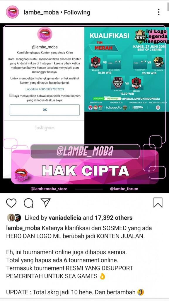 Hak Cipta Mobile Legends Yang Tuai Pro Dan Kontra
