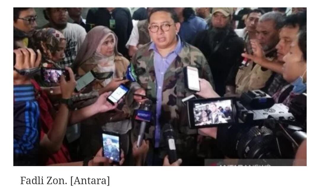 Fadli Zon : Kita Kehilangan Kesempatan Dipimpin Oleh Negarawan, Bukan Salesman.