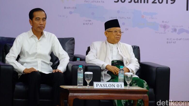 Sah! KPU Tetapkan Jokowi-Ma'ruf Presiden dan Wapres Terpilih
