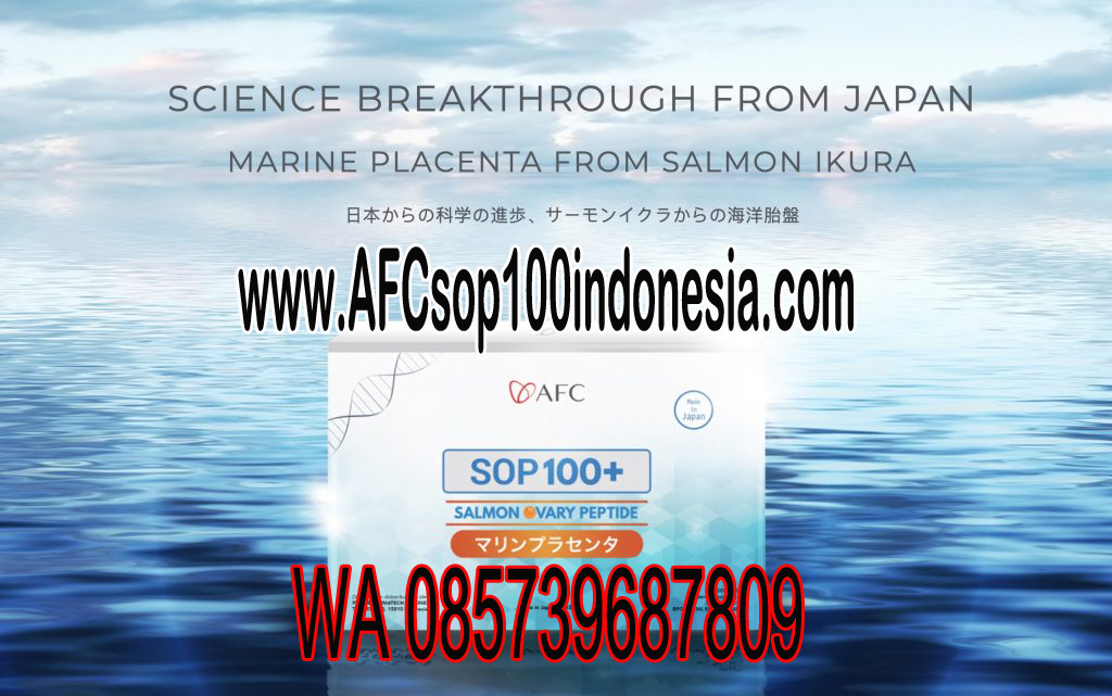 AFC SOP 100% plus japan | Jual SOP100+ Asli dan Murah | Stokis Resmi AFC Indonesia‎