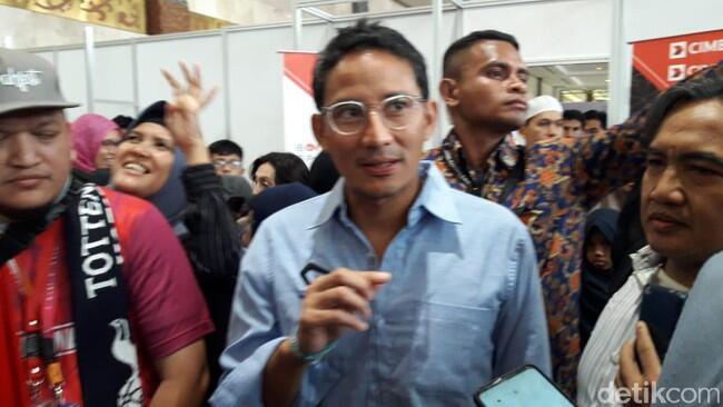 Ditanya Ucapan Selamat ke Jokowi, Sandiaga: Itu Kayak Budaya Barat