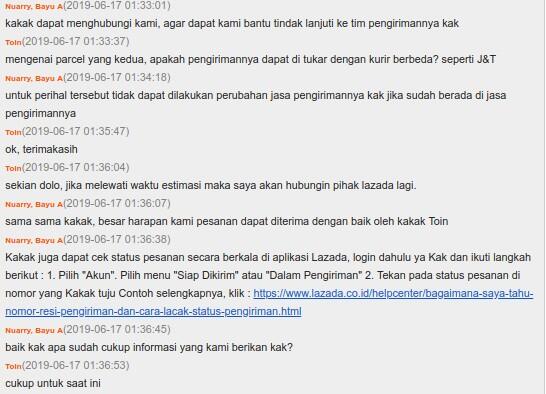 [LAZADA] Paket tidak diterima dan refund tidak pernah di lakukan