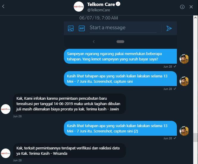 Tutup Layanan Indihome Bulan Mei, Setelah Dibayar Bulan Juni Masih Ditagih