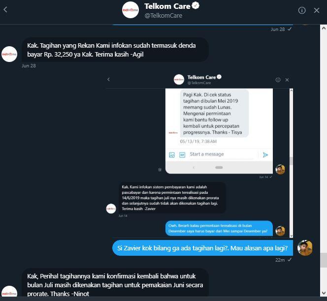 Tutup Layanan Indihome Bulan Mei, Setelah Dibayar Bulan Juni Masih Ditagih