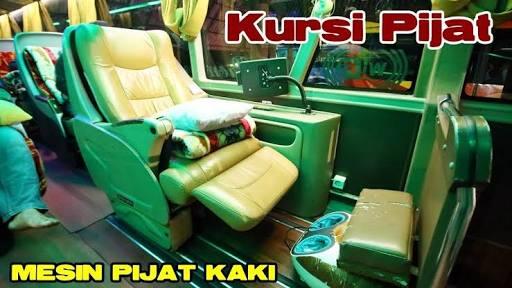 Fasilitas Mantap Bus AKAP Di Tanah Sulawesi Ada Kursi Untuk Pijetnya !!