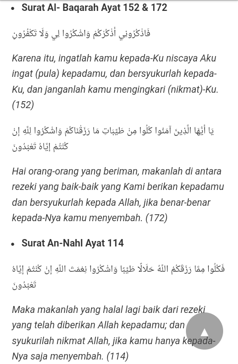 Renungan Untuk Bersyukur, Sudah Bersyukurkah Kamu !