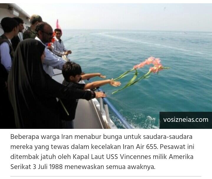 Sejarah Hari Ini: Kapal Perang AS Tembak Pesawat Sipil Iran