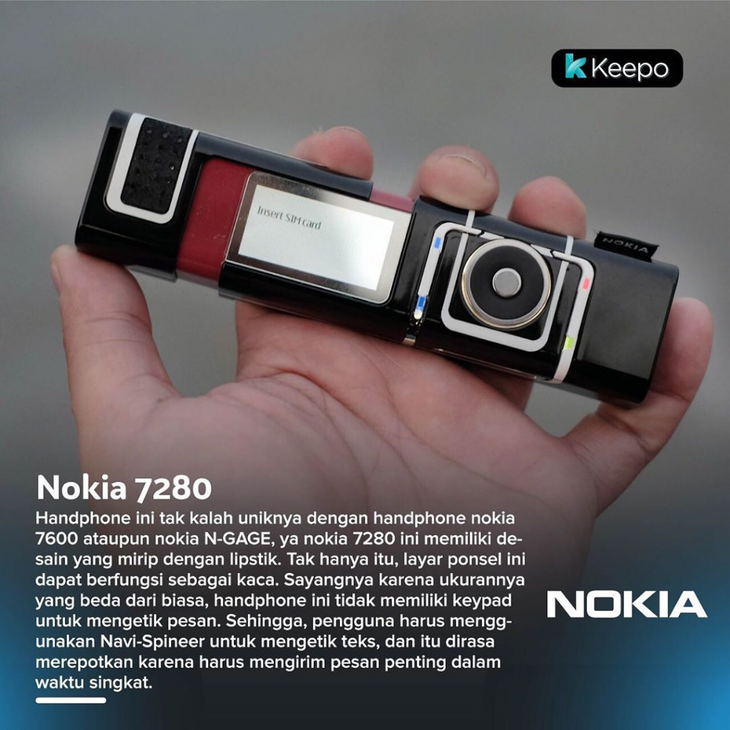 6 Hp Nokia Jadul Dengan Desain Paling Unik