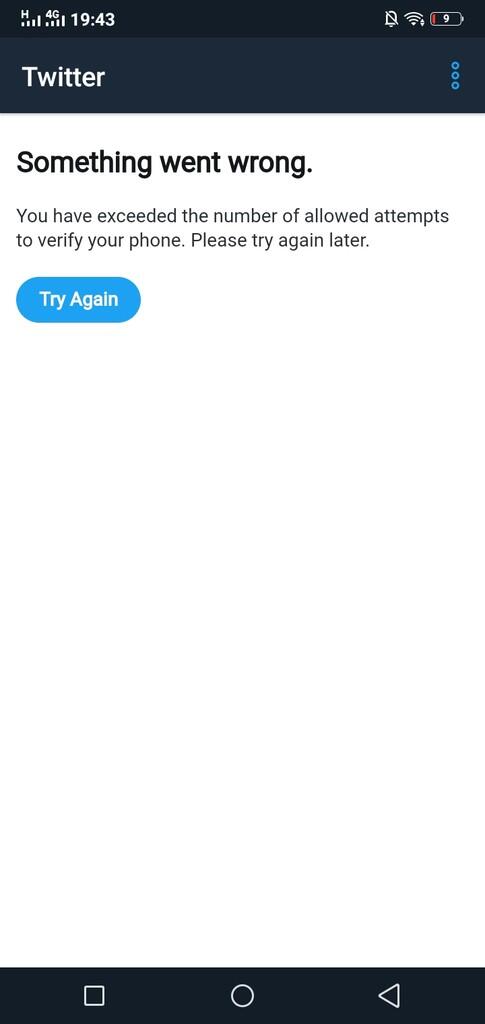 Problem Twitter