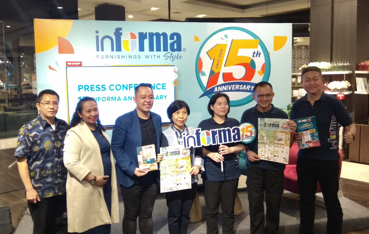 15 TAHUN INFORMA HADIR DENGAN SLOGAN BARU DAN PROGRAM SPECIAL EDITION FURNITURE 2019.