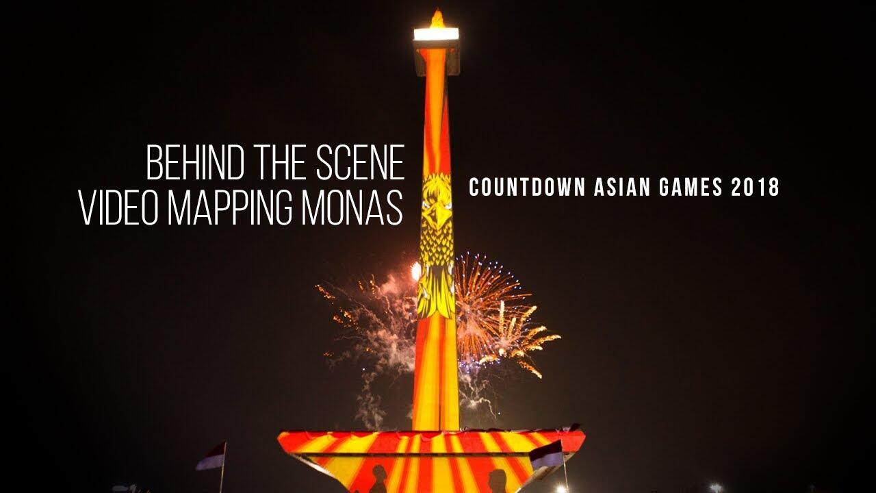 Behind The Scene Video Mapping Monas 2017