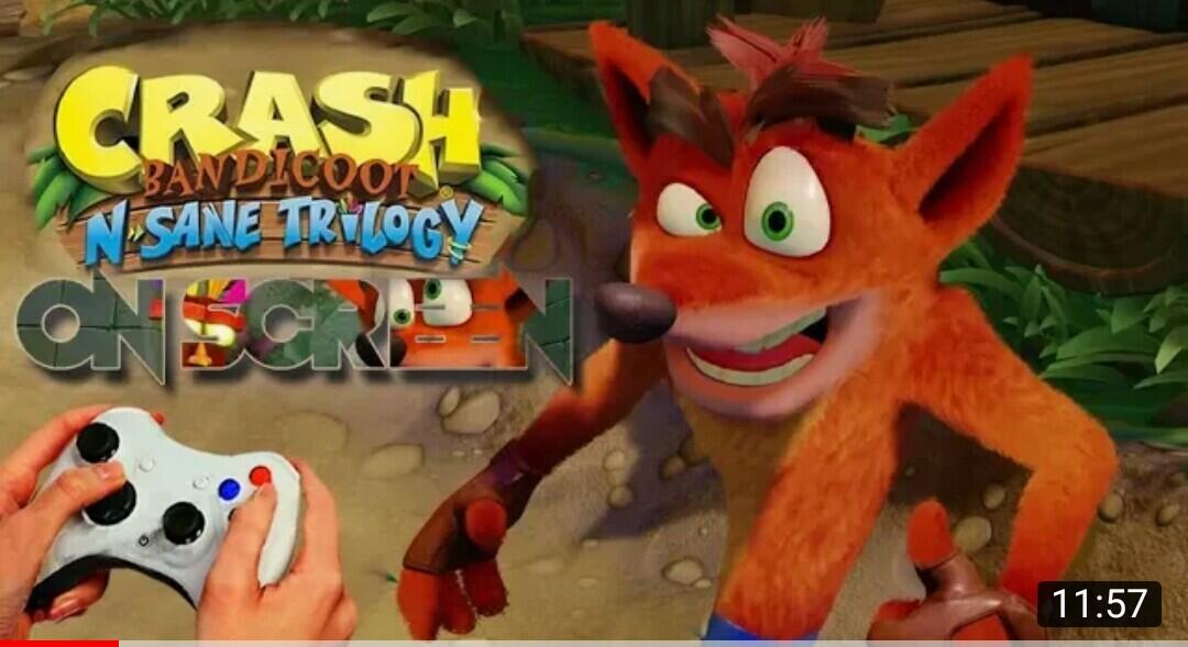 Crash Bandicoot N Sane Trilogy, Vlog, Chat, Tester ON SCREEN!