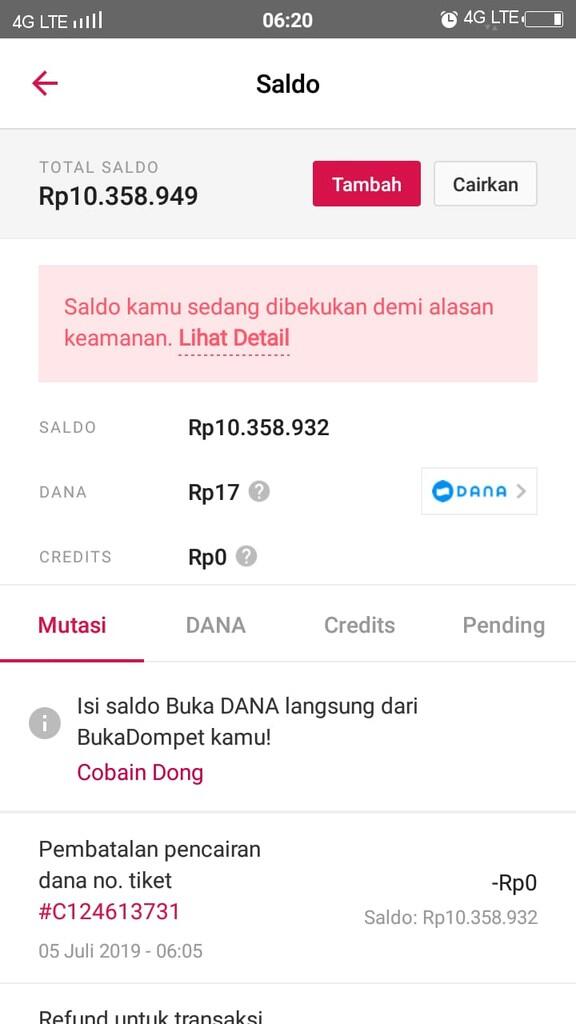 Penyesalan belanja di bukalapak