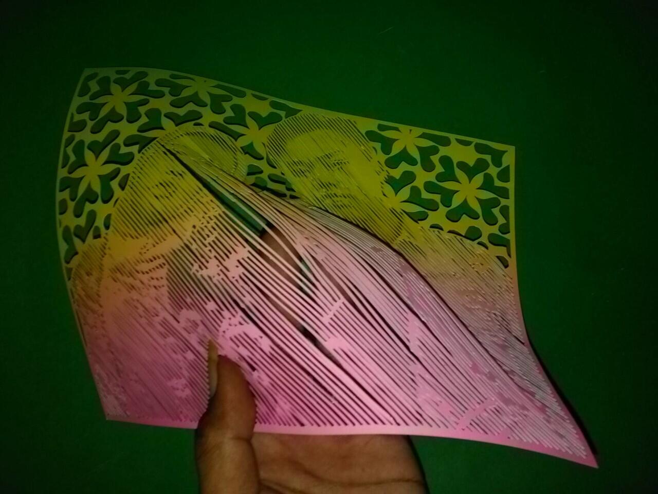 KREASI unik dari kreasi seni potong kertas gan