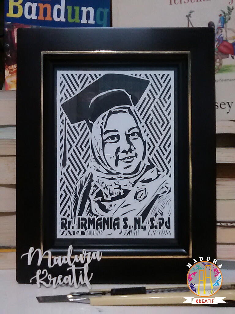 KREASI unik dari kreasi seni potong kertas gan