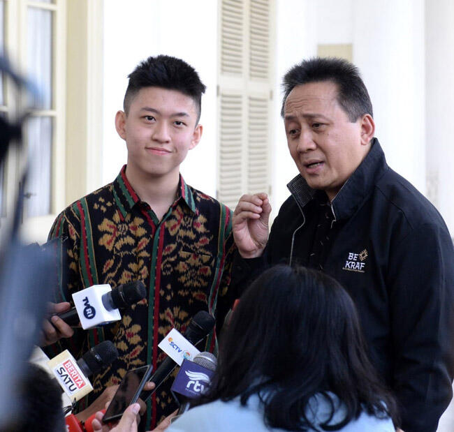 Temui Presiden Jokowi, Rich Brian Bicara Soal Musik dan Album Barunya