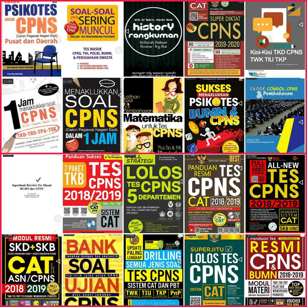 Kumpulan Buku Latihan Cpns 2019 Format Pdf Kaskus