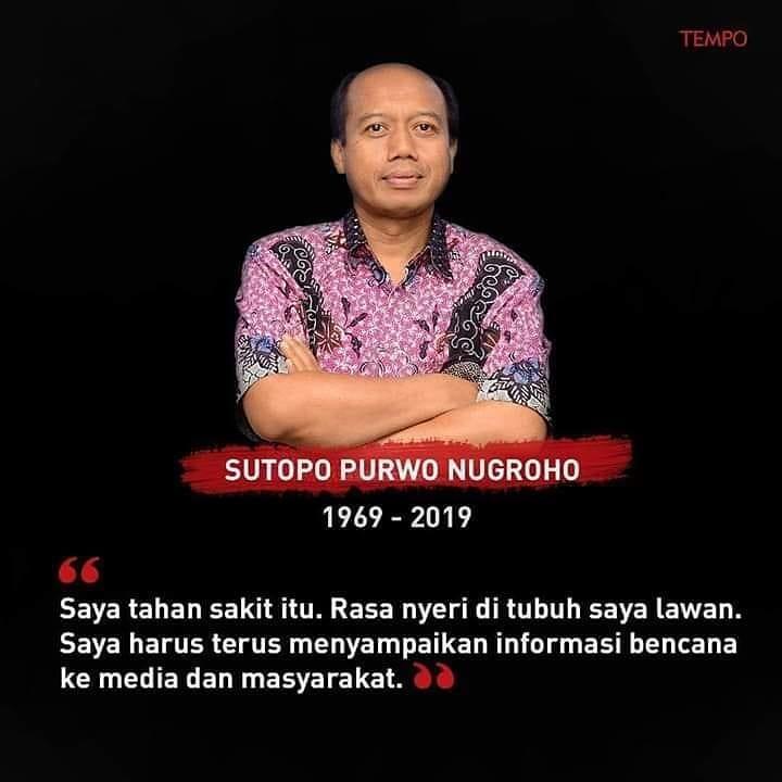 Ini Kisah Hidup Pak Sutopo
