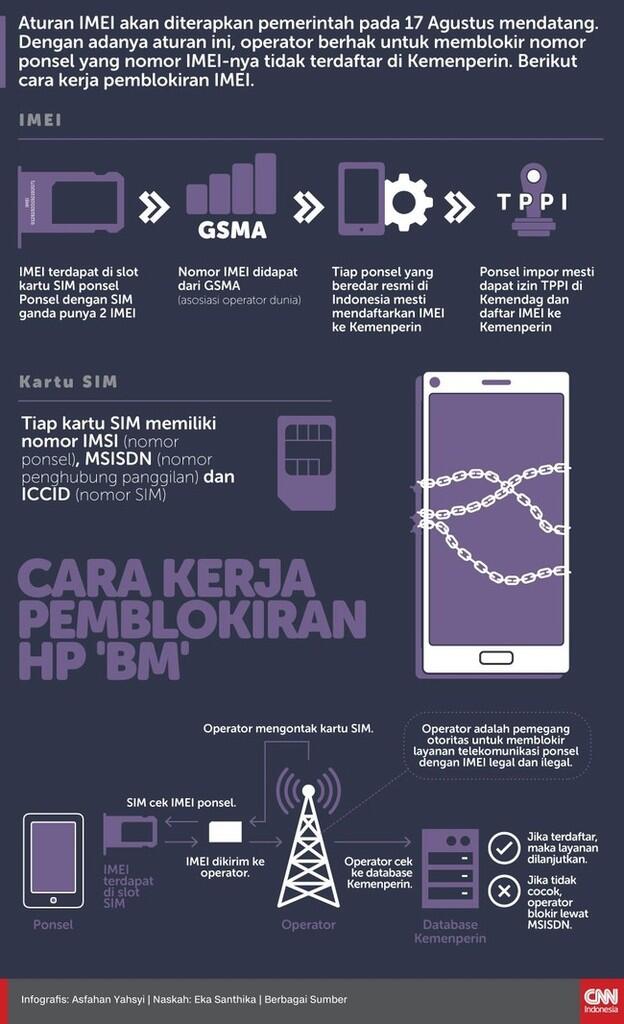 Mengenal DIRBS, Sistem yang Dipakai Pemerintah untuk Blokir Ponsel BM Lewat IMEI