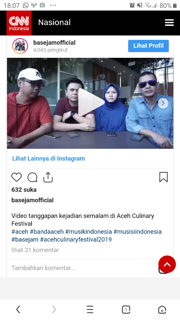 &quot;Memaksa&quot; Konser Di Serambi Mekkah, Base Jam Dibubarkan Massa. 