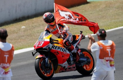 Gila!! Marquez Bisa Nikung dengan Kemiringan 66 derajat