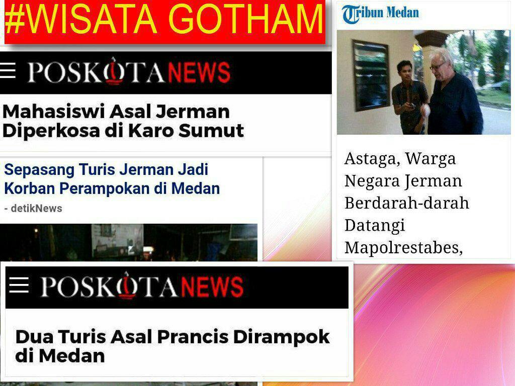 Turis Asal Prancis Dijambret di Medan, Kamera dan Handphone Raib 