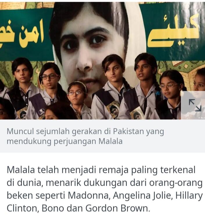 Gadis Tegar, Penerima Nobel Di Usia Muda.