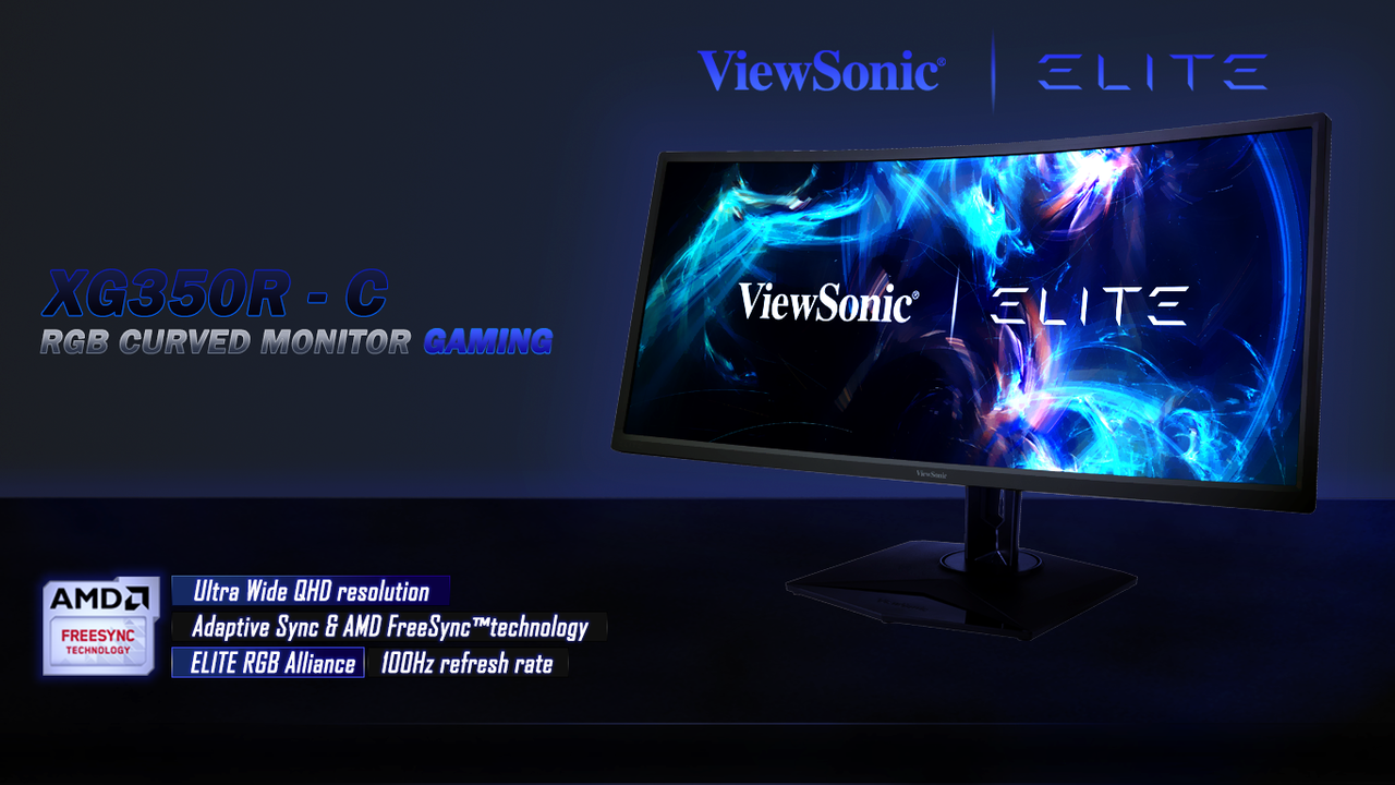 ViewSonic XG50R-C, RGB Curved Monitor Gaming 