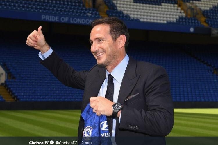 debut lampard, langsung dapat tager