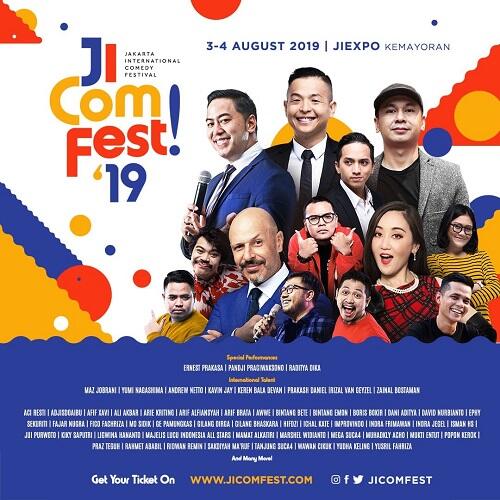 JICOMFEST 2019 Bakal Bikin Agan Tertawa Lepas Dua Hari!