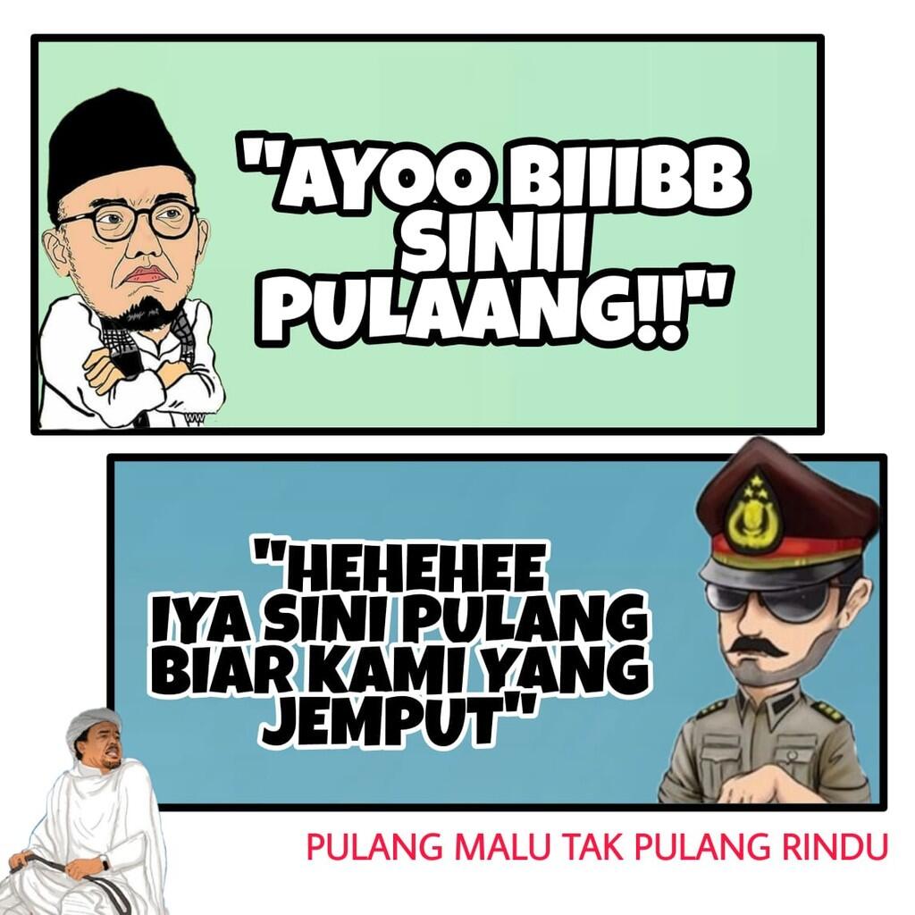 Polisi juga Merindukan Kepulangan Rizieq Shihab