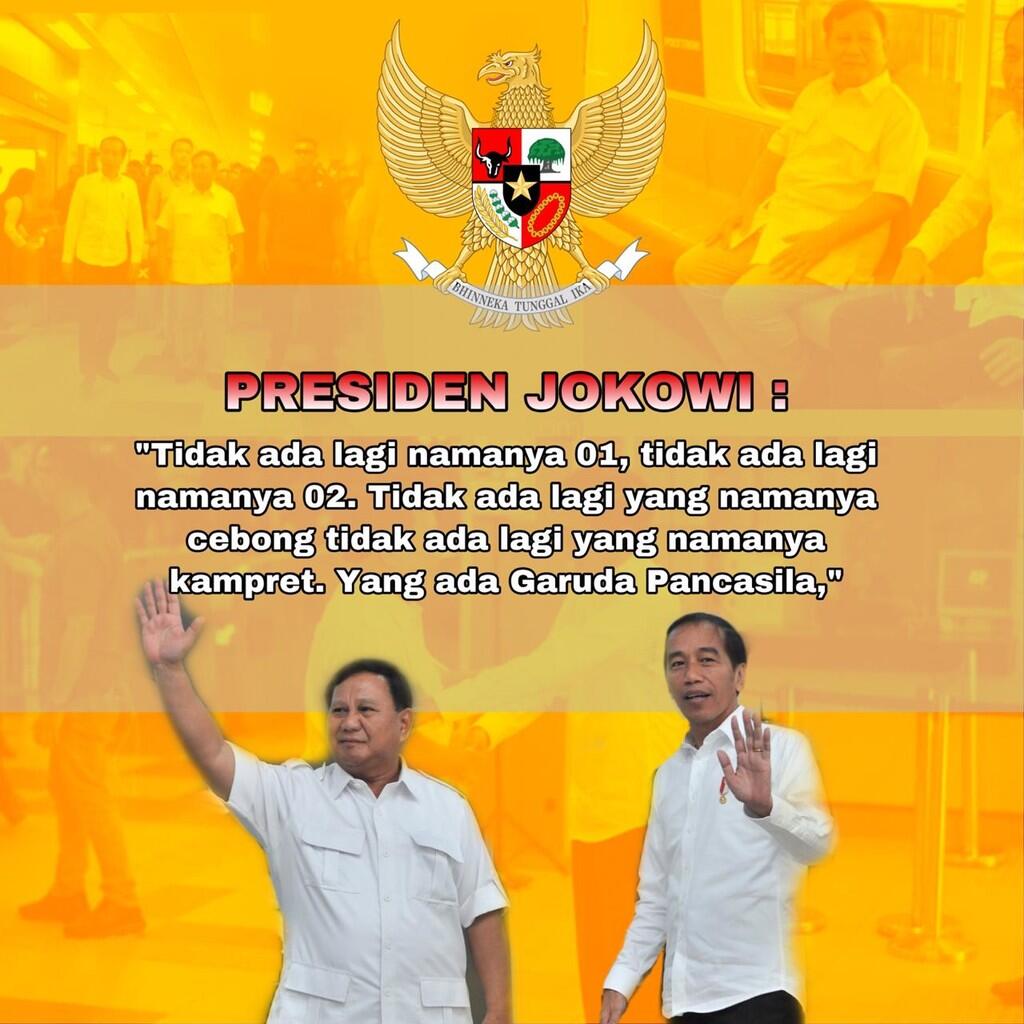 Sungguh Indah, Inilah Makna Pertemuan Jokowi dan Prabowo