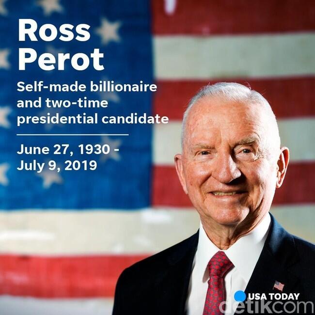 Ross Perot, Miliarder Bekas Capres AS Meninggal Dunia