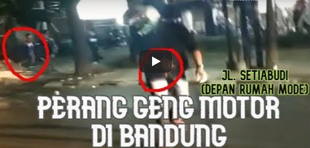 Kronologi Perang Geng Motor Di Jl. Setiabudi Bandung 14 Juli 2019