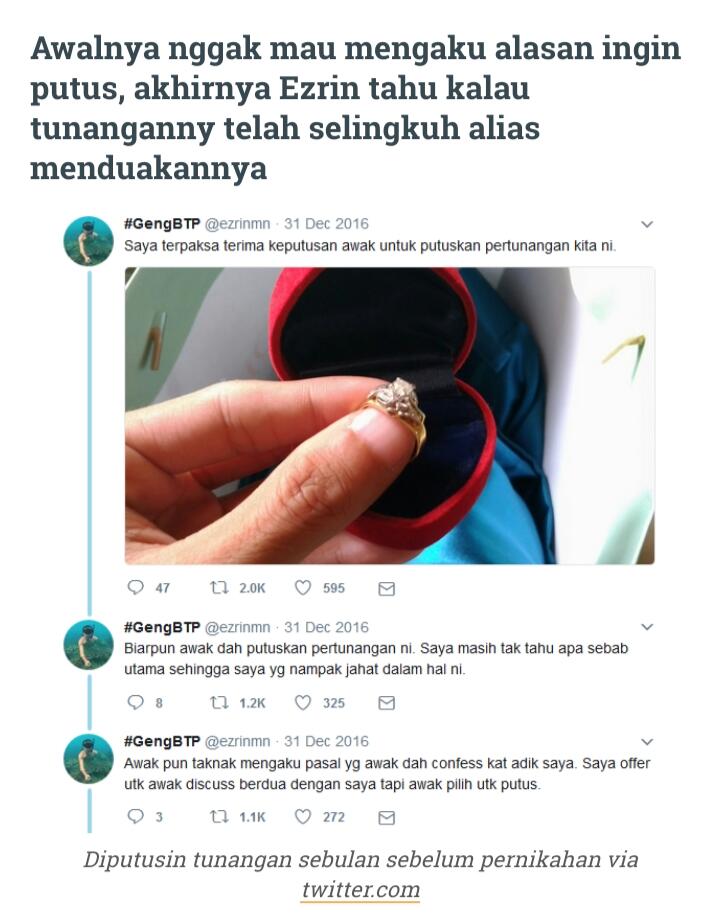 Mengapa Setega Ini Ya? Gagal Menikah Deh!