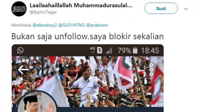 
Gerakan Blokir dan Unfollow Akun Prabowo Masih Terus Berlanjut


