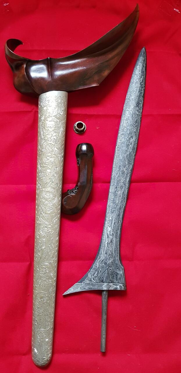 Keris Tilam Upih Tri Pamor (Untu Walang, Mrutu Sewu, Wengkon) PB 9 Putran