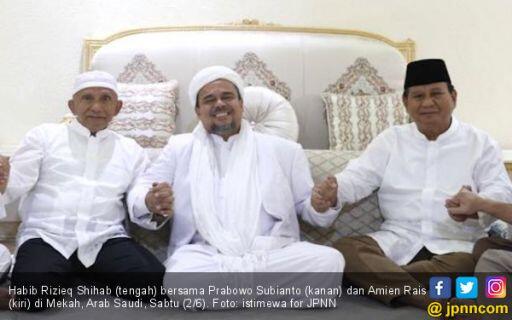 Sikap Prabowo &amp; Amien Rais ke Jokowi Berubah, Habib Rizieq Mulai Ditinggalkan?