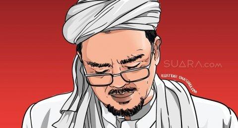 FPI: Habib Rizieq Jadi Target Sandera Politik, Kasusnya Dibuat-buat