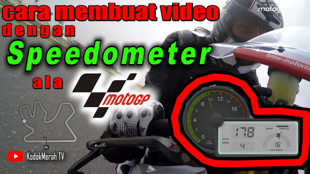 Cara Buat VIDEO Dengan SPEEDOMETER ala MotoGP